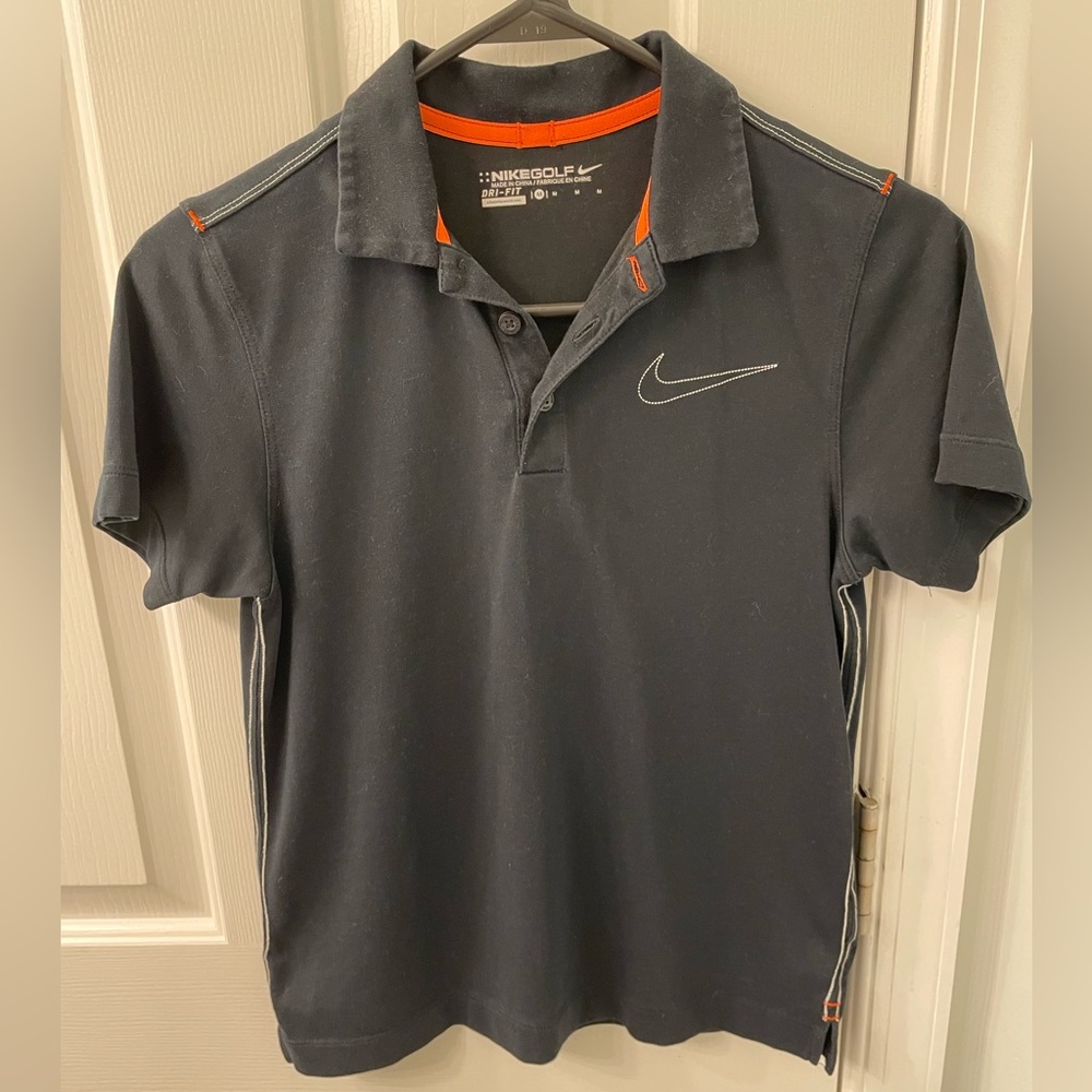 Nike boys logo embroidered polo